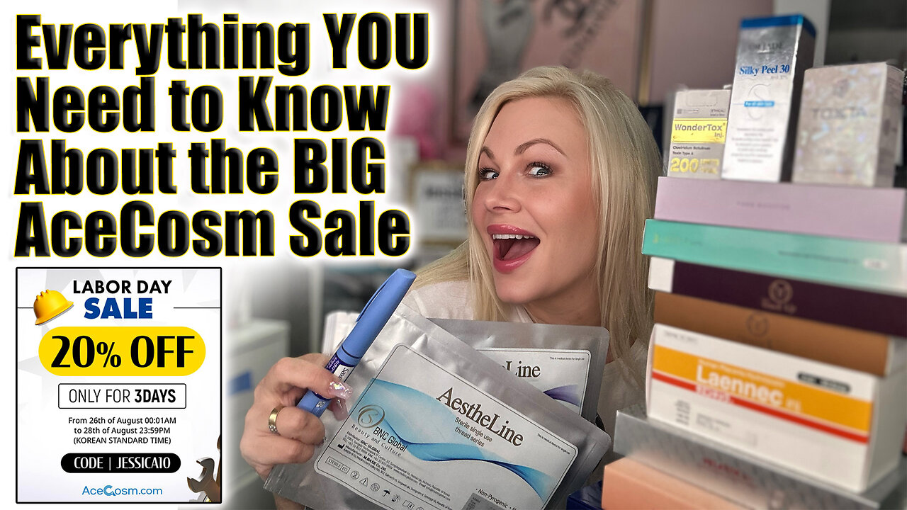 Everything You Need to know about the BIG AceCosm Sale! Code Jessica10 saves 20%