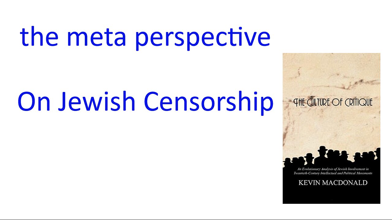 On Jewish Censorship