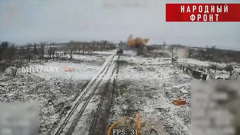 Watch! Russian Fiber-Optic Drone Destroys Leopard 2A6 Tank in Kursk!