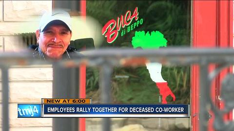 Employees rally together to bury deceased co-worker