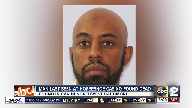 Man last seen at Horseshoe Casino found dead