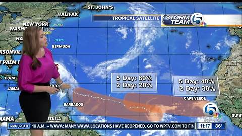 Thursday 11 a.m. tropical update: Jose, 2 waves in the Atlantic Ocean