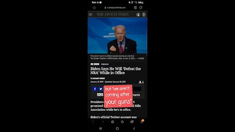 Biden to take on NRA