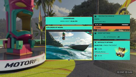 Race92 Crew Motorfest Explorers of Moana Boat Race Hawai Playlist