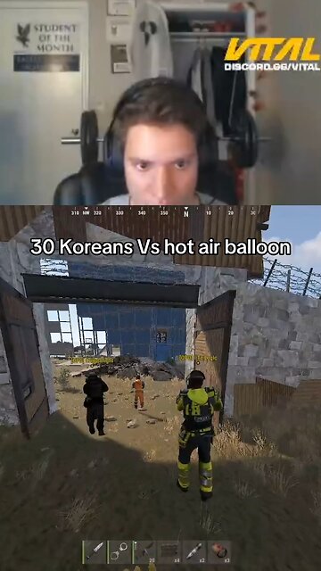 30 Koreans vs hot air balloon