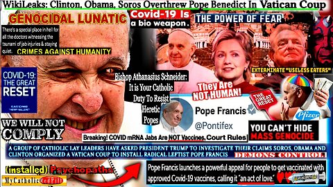 Pope Francis Declares Jesus Is a Liar, and Lucifer Is Son of God (compilation version)