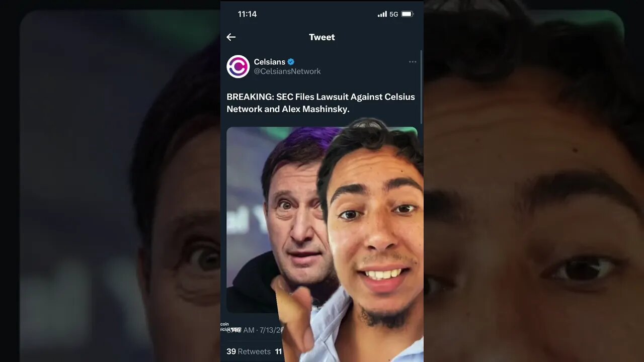 Celsius Network Breaking News Alex Arrested SEC Sues Cel