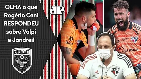 Volpi vai ser RESERVA de Jandrei? VEJA o que Rogério Ceni RESPONDEU após São Paulo x Ituano!