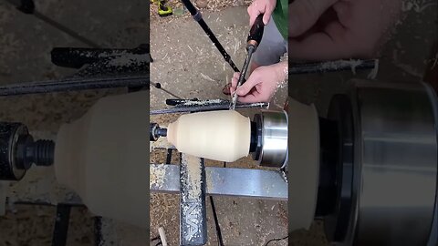 Woodturning a helix