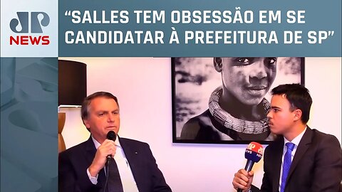 Exclusivo: Bolsonaro comenta posição de Tarcísio e diz que Salles foi “agressivo” contra o PL