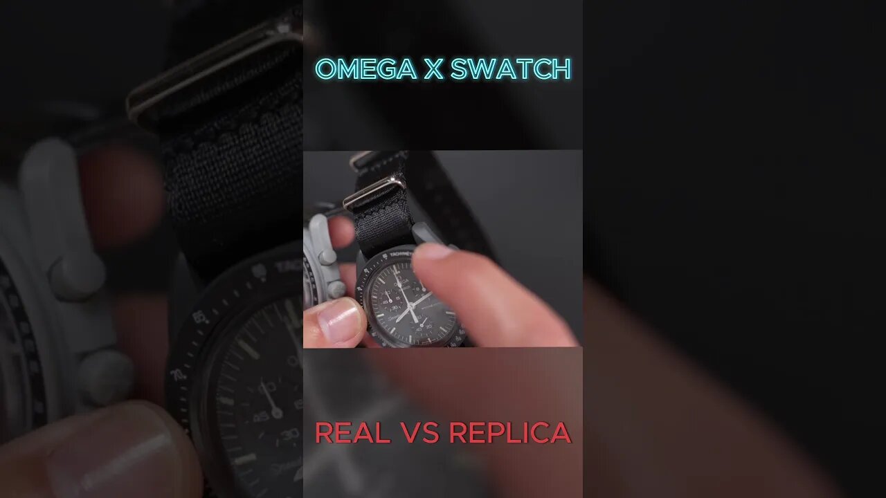 HOW TO SPOT A FAKE OMEGA X SWATCH MOONSWATCH #shorts #cubaknowknowsjewelry