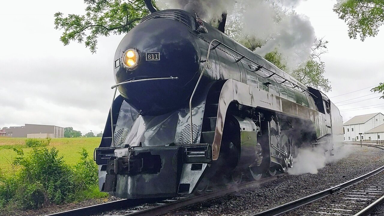 Norfolk and Western #611 j class locomotive