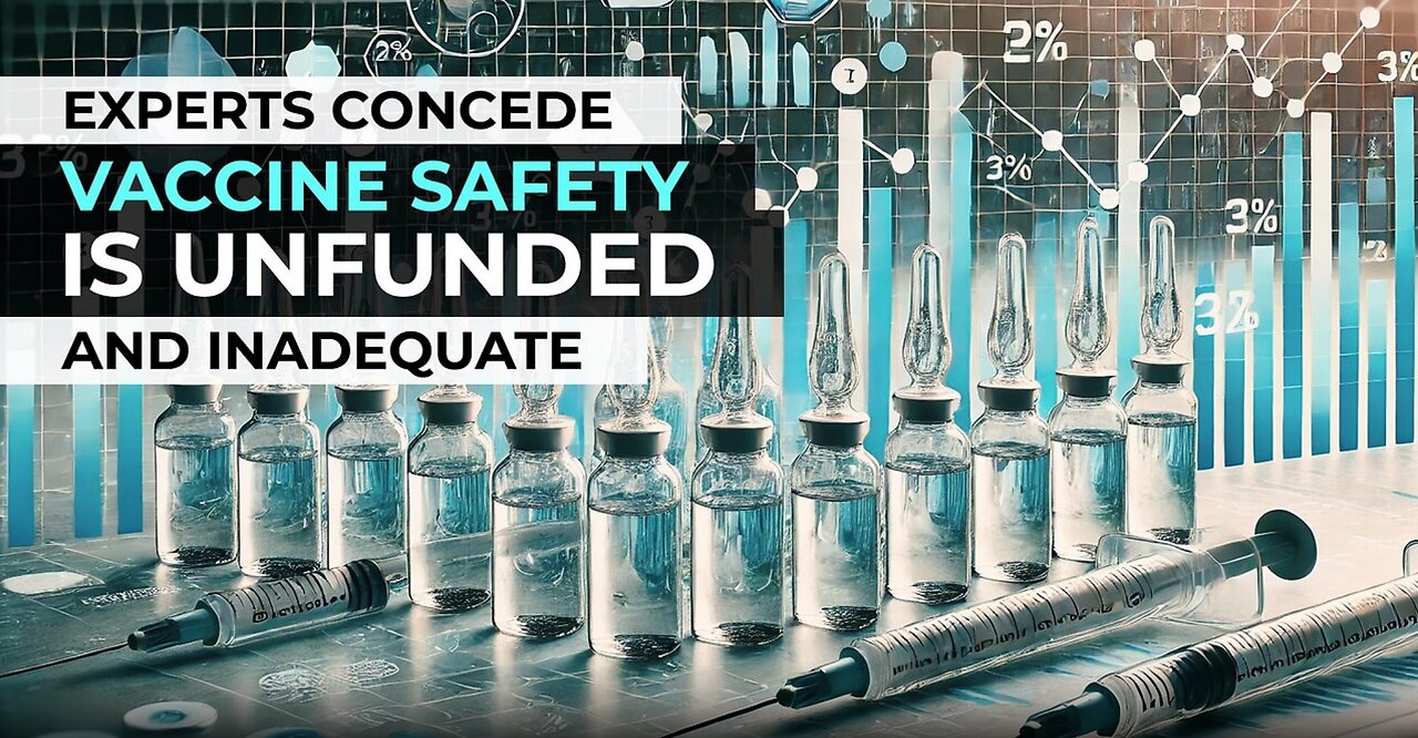 EXPERTS CONCEDE VACCINE SAFETY IS UNFUNDED AND INADEQUATE