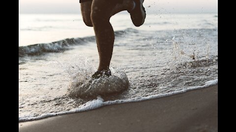 Runnig On The Beach