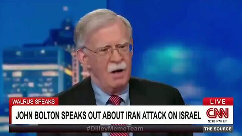 John Bolton is finally honest WOW