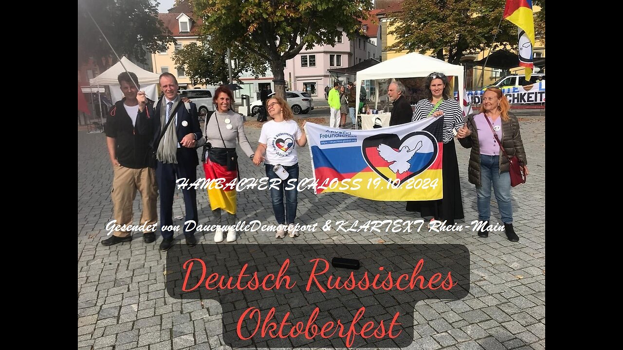 "Hinauf zum Schloss!" - Oktoberfest der Deutsch-Russischen Freundschaft am Hambacher Schloss