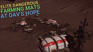 Elite Dangerous - Farming Engineering Materials at Dav's Hope