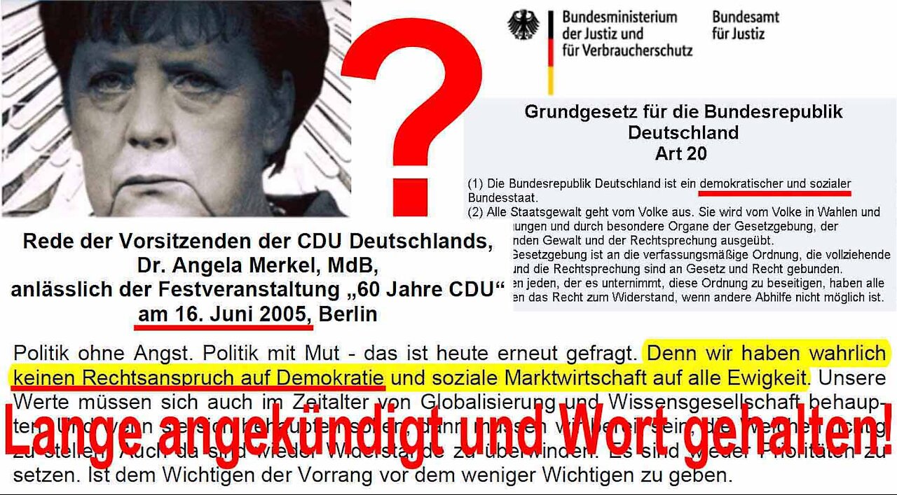 Merkels Machtergreifung
