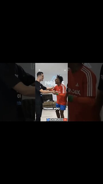 iShowSpeed Finally Meets Ronaldo #shorts #ronaldo #ishowspeed #funny