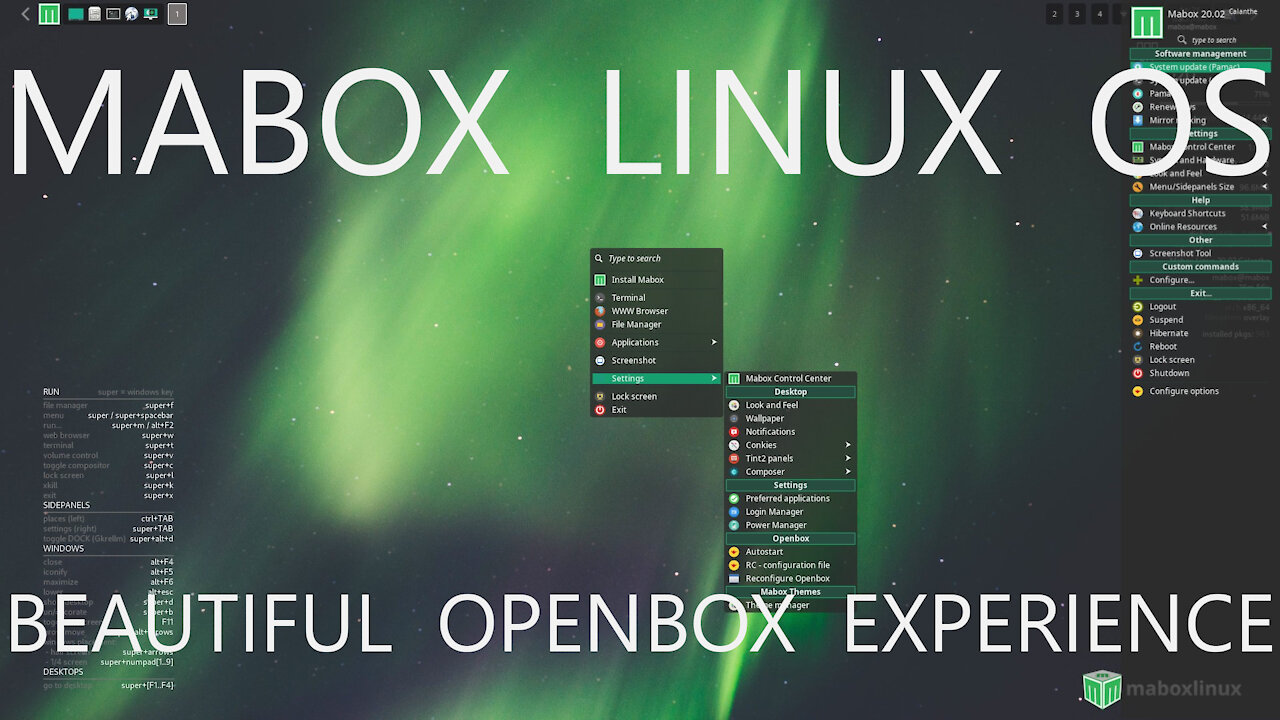 Mabox Linux OS - Beautiful Openbox Experience