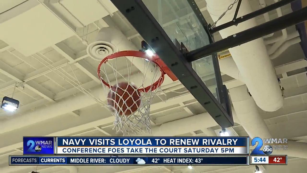 Navy visits Loyola to renew Patriot League rivalry