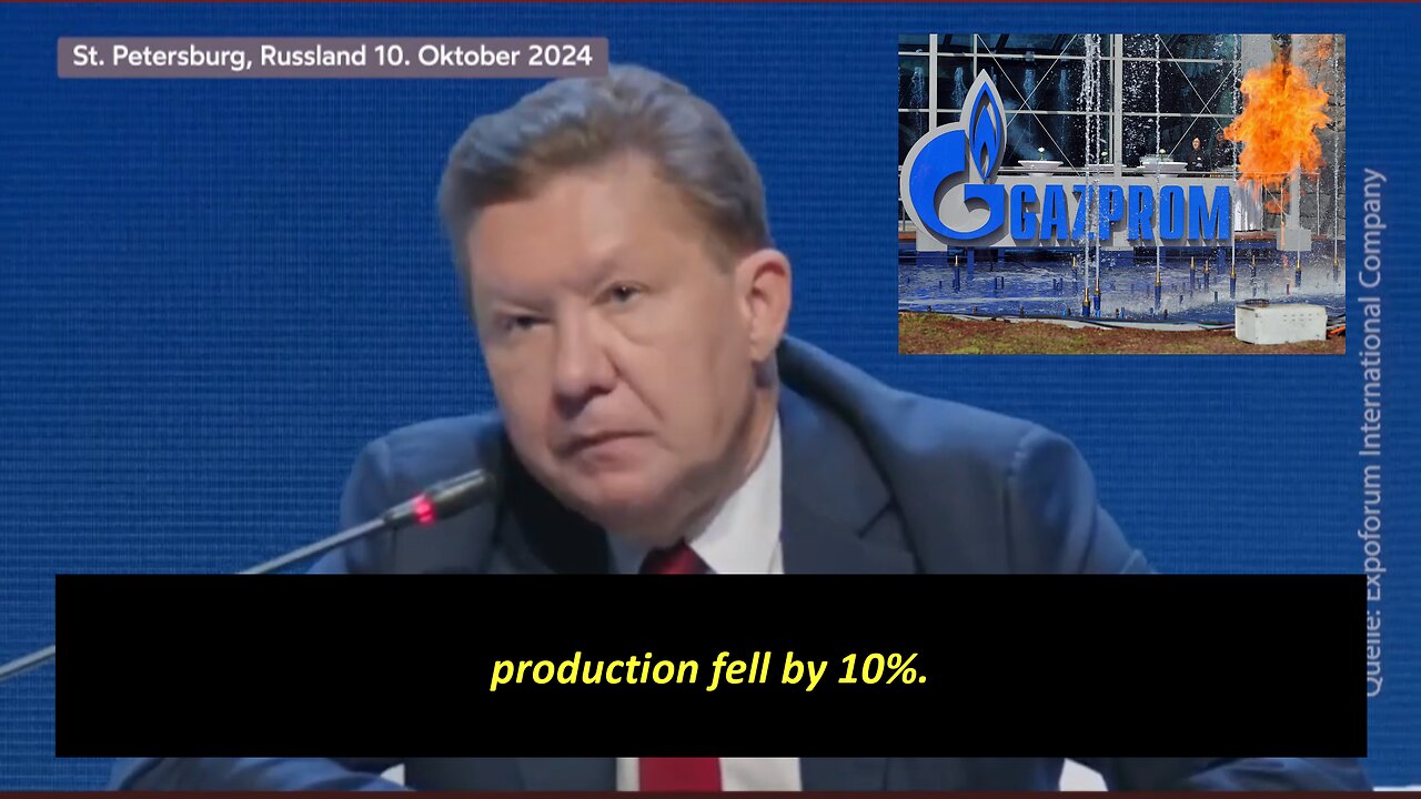 Gazprom Boss, Miller: EU is systematically destroying its own gas supplies and industries