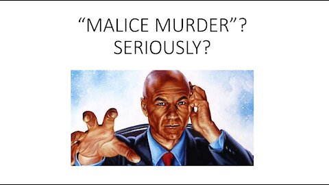 "Malice Murder"? Seriously?