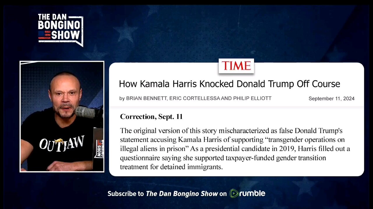 Time article called out had to correct themselves covering kamala debate lies on trans surgery