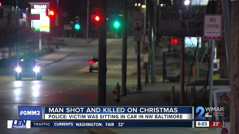 30-year-old man shot dead in his car on Christmas Day