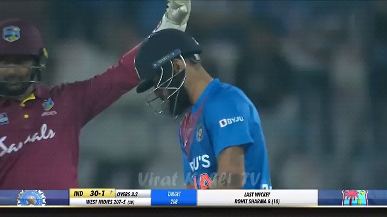 virat kohli 90* against West Indies.