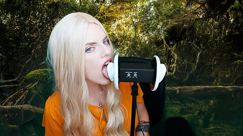 ASMR Cecilia Ear Licking | Hissing | Tongue Fluttering | Maniacal Laughter | 3 Dio