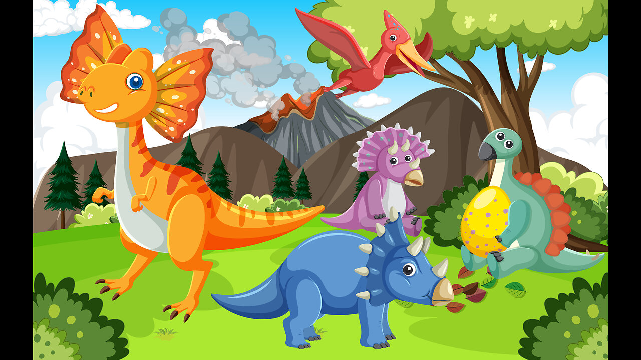 Jurassic Dinosaur 🟡 - Educational Dinosaur Games For Kids | Kids Learning | KidzCarnival