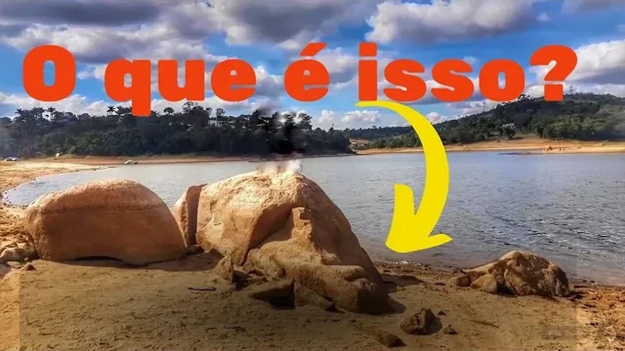 PEDRA MISTERIOSA NA REPRESA DE MAIRINQUE