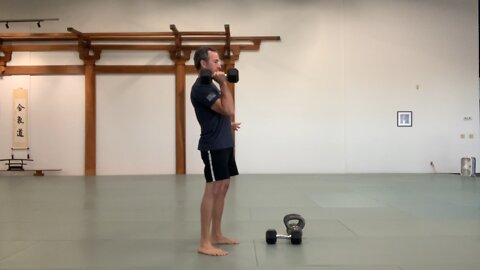 Dumbbell overhead press variations