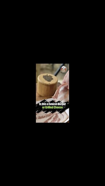 Is this a Smash Burger or Grilled Cheese? #hungryhussey #shorts #food #cooking