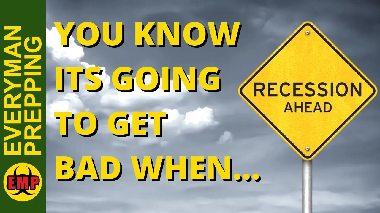 The Media Finally Talks About the Recession - It's Going To Be Bad!