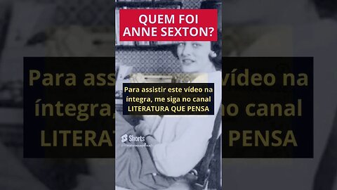 SOBRE ANNE SEXTON (1928-1974)