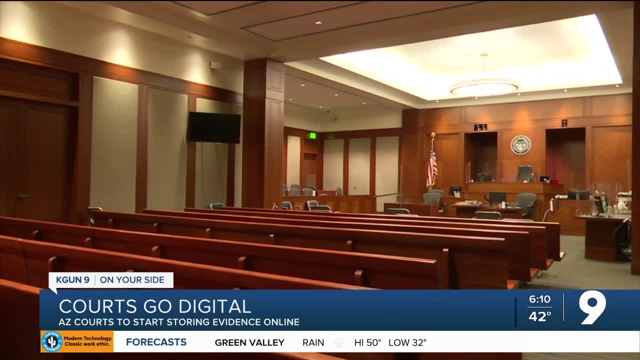 Arizona courts to begin storing evidence digitally