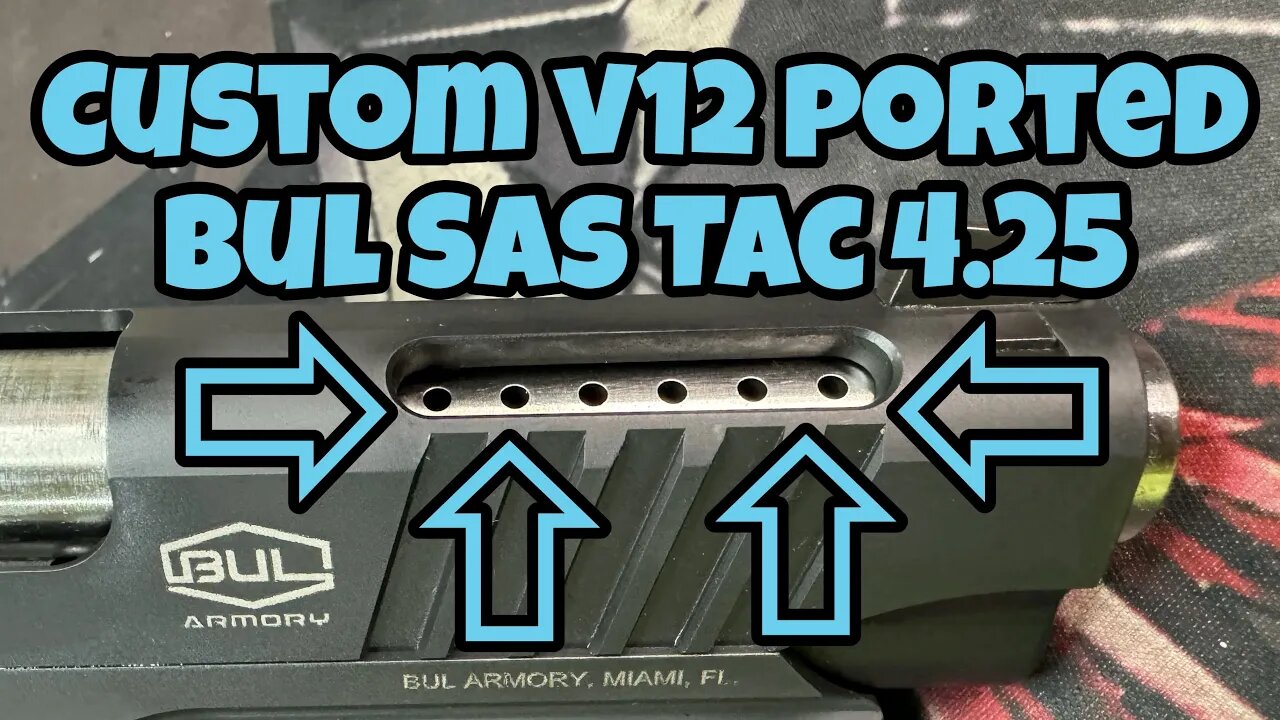 Custom V12 Ported Bul SAS Tac 4.25 By South West Precision Arms