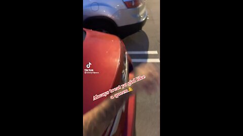 The part where he dunked her head back in the car though