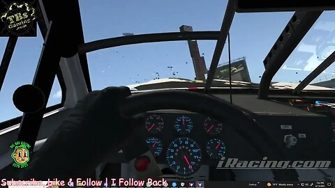 He came Down on me #iracing #iracingnascar