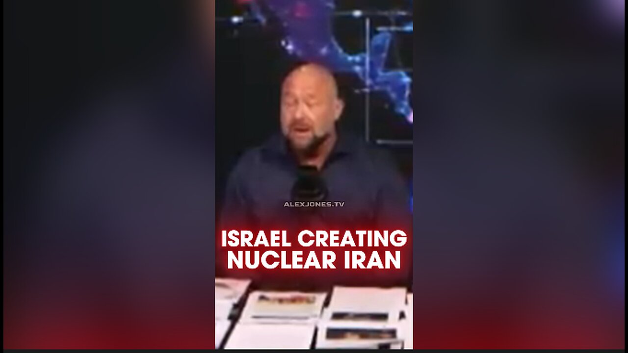 Alex Jones: Israel Provoking Iran Into Creating Nuclear Weapons - 10/21/24