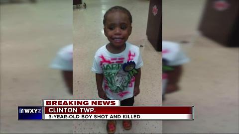 Three-year-old boy shot and killed in Clinton Township