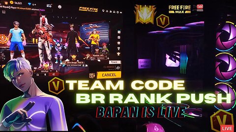 BR RANK PUSH INDIA TOP 1 GRANDMASTER LOBBY ..... FULL TEAM CODE