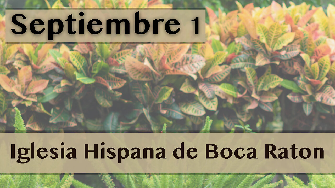Servicio de Iglesia Hispana de Boca Raton 09/01/2024