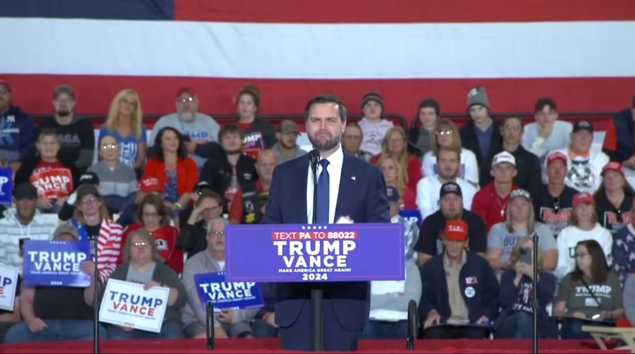 TRUMP GOVERNS BY HIS WISHES! Vance on Project 2025 - Johnstown PA rally