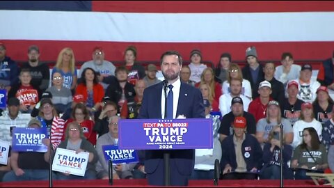 TRUMP GOVERNS BY HIS WISHES! Vance on Project 2025 - Johnstown PA rally