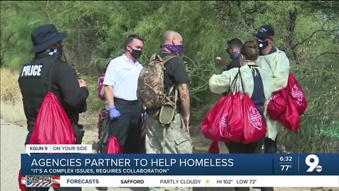 Multiple Tucson agencies partner to help provide resources to homeless