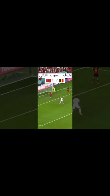 هدف المغرب الثاني 🇧🇪0_2🇲🇦