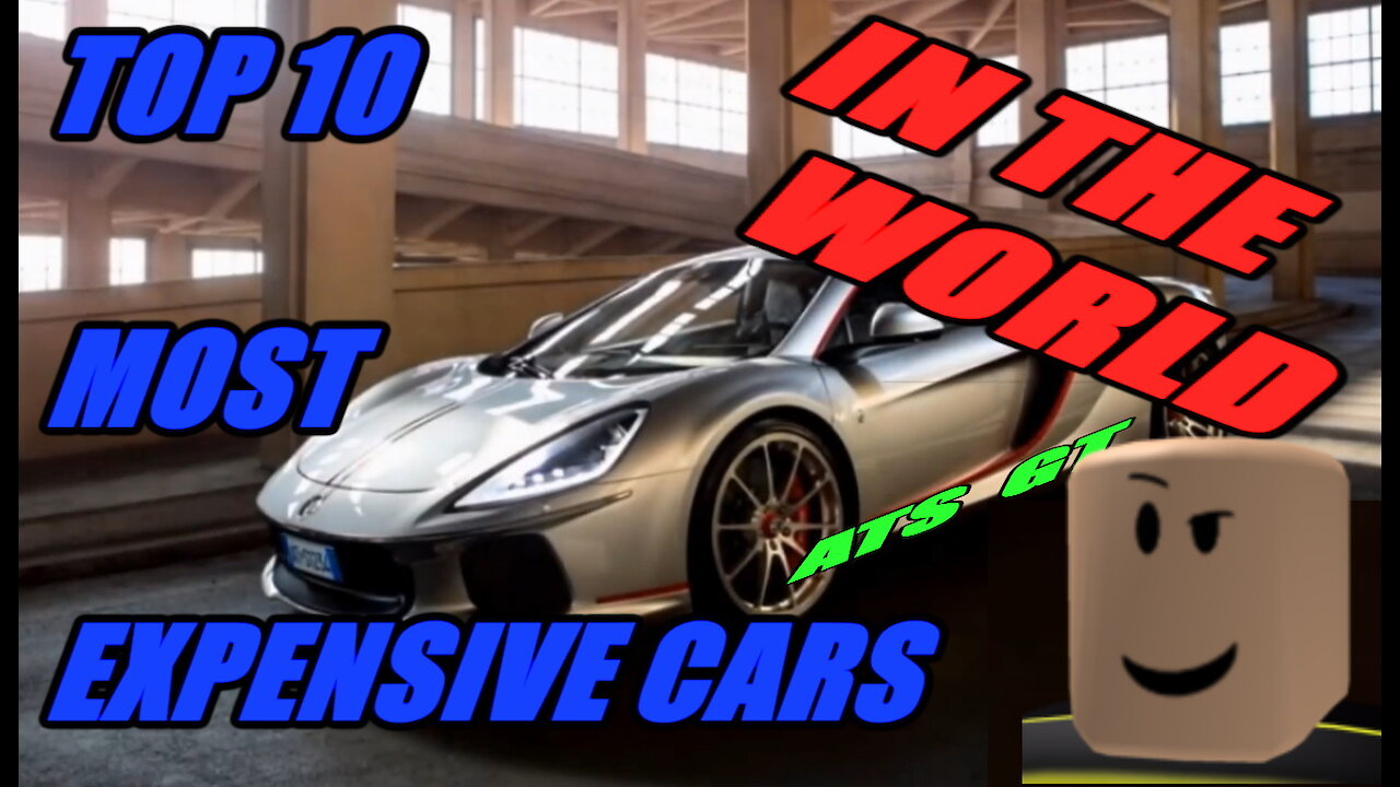 TOP 10 MOST EXPENSIVE CARS